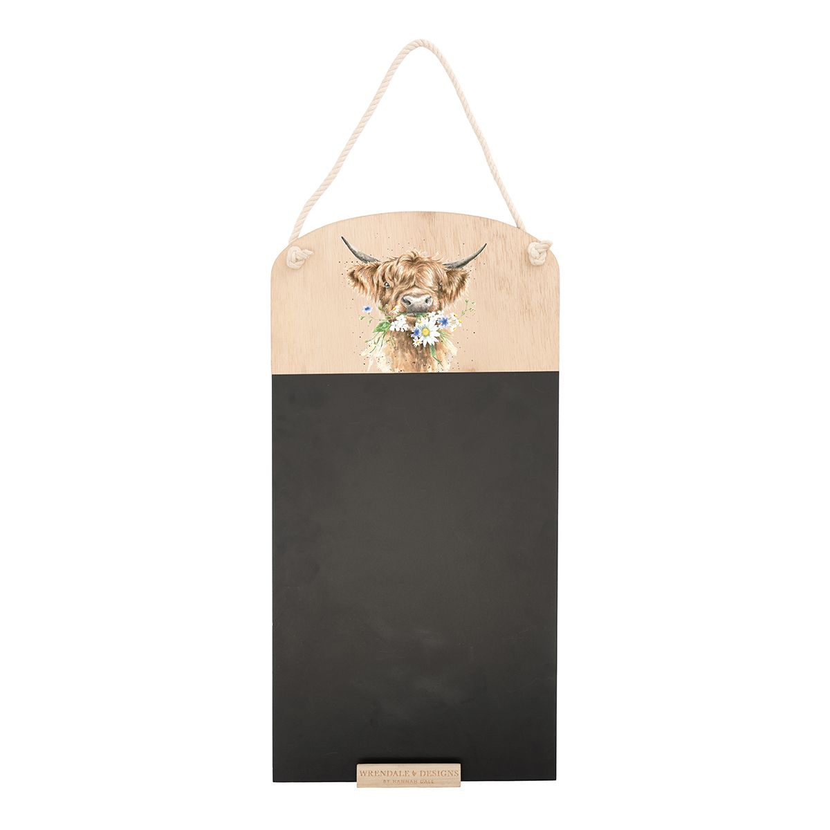 Wrendale 50cm 'Daisy Coo' Highland Cow Chalkboard