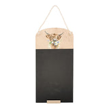 Wrendale 50cm 'Daisy Coo' Highland Cow Chalkboard