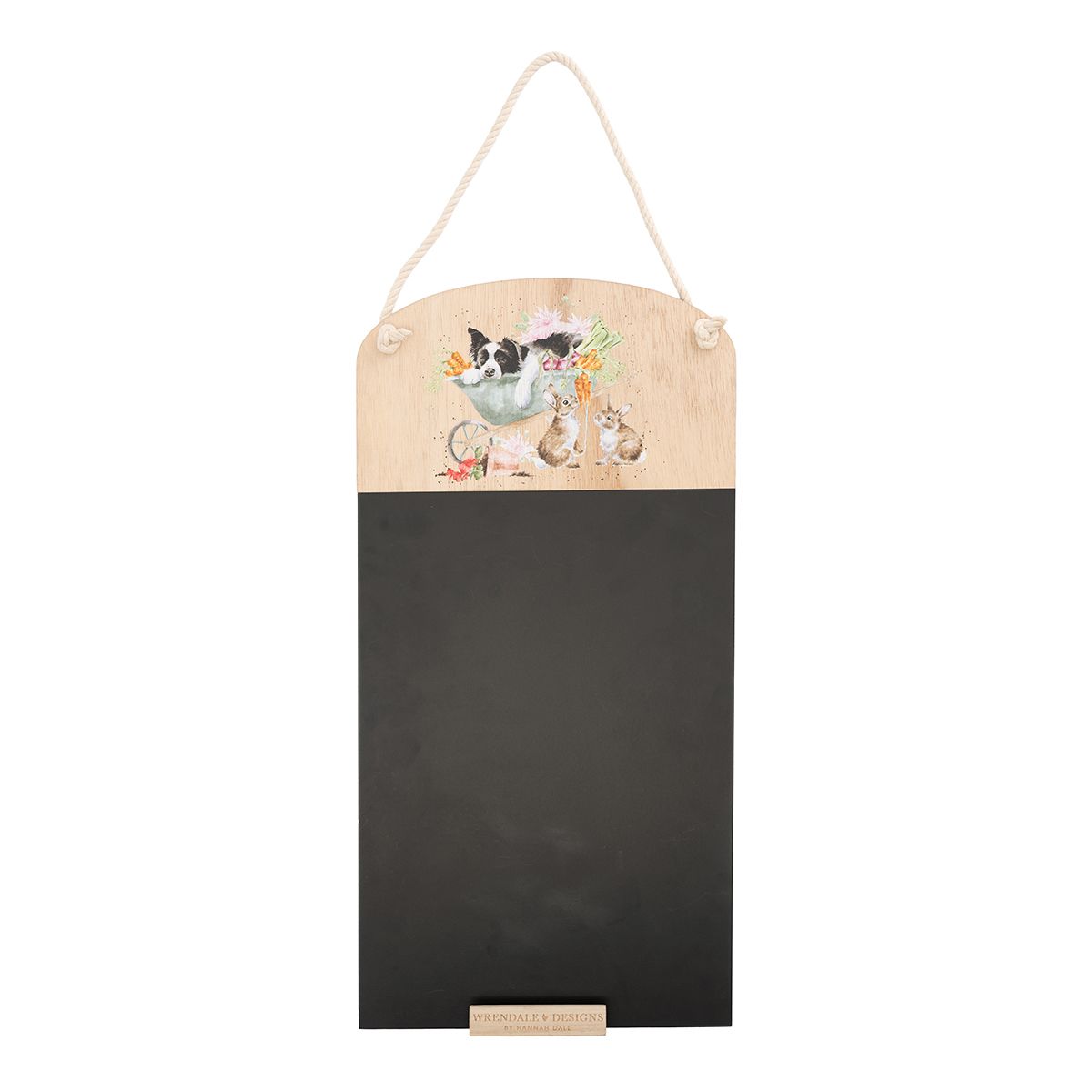 Wrendale 50cm 'Sleeping on the Job' Border Collie Chalkboard
