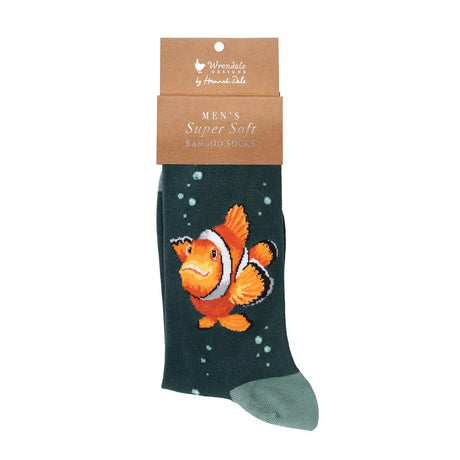 Wrendale 7-11 'Clowning Around' Fish Men's Socks - Old Railway Line Garden Centre