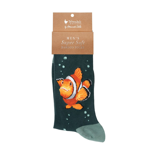 Wrendale 7-11 'Clowning Around' Fish Men's Socks - Old Railway Line Garden Centre