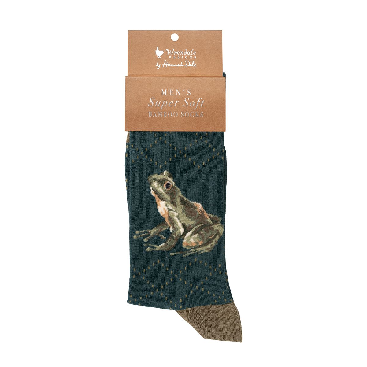 Wrendale 7-11 'The Happy Frog' Frog Men's Socks