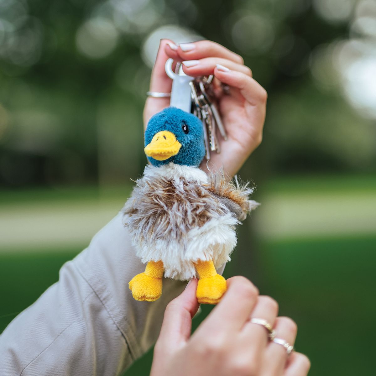 Wrendale 7cm 'Webster' Duck Plush Character Keyring