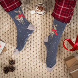 Wrendale 'All Wrapped Up' Donkey Men's Christmas Socks