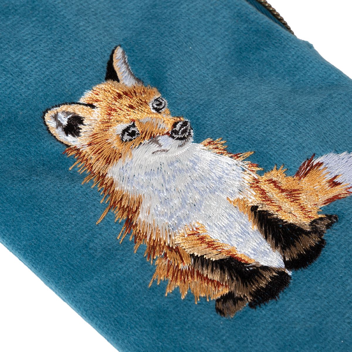 Wrendale 'Daydreamer' Fox Embroidered Glasses Pouch