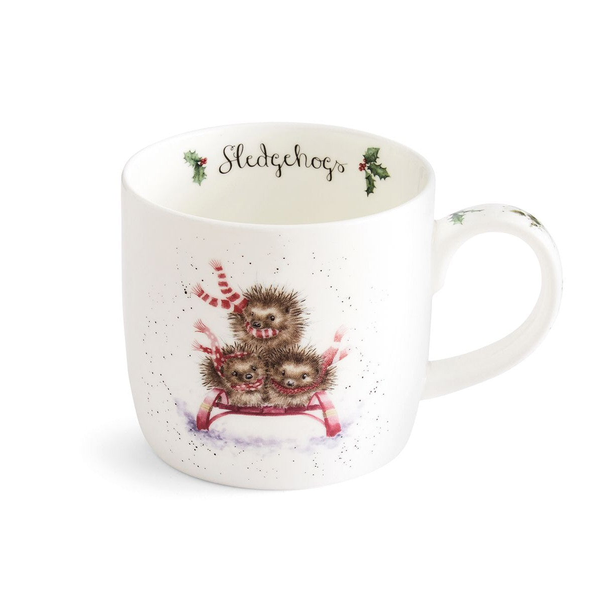Wrendale Designs 300ml Sledgehogs Christmas Mug