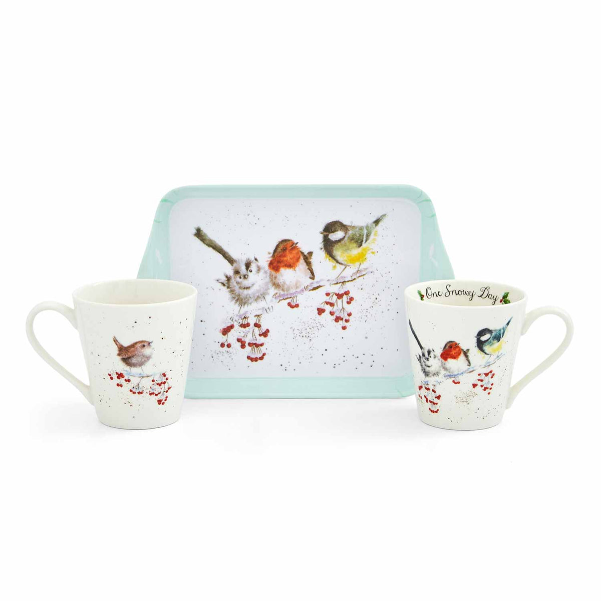 Wrendale Designs 300ml Snowy Day Mug and Tray Set