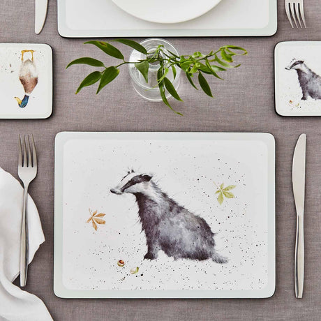 Wrendale Designs 30cm Set of 6 Wrendale MDF Wildlife Placemats