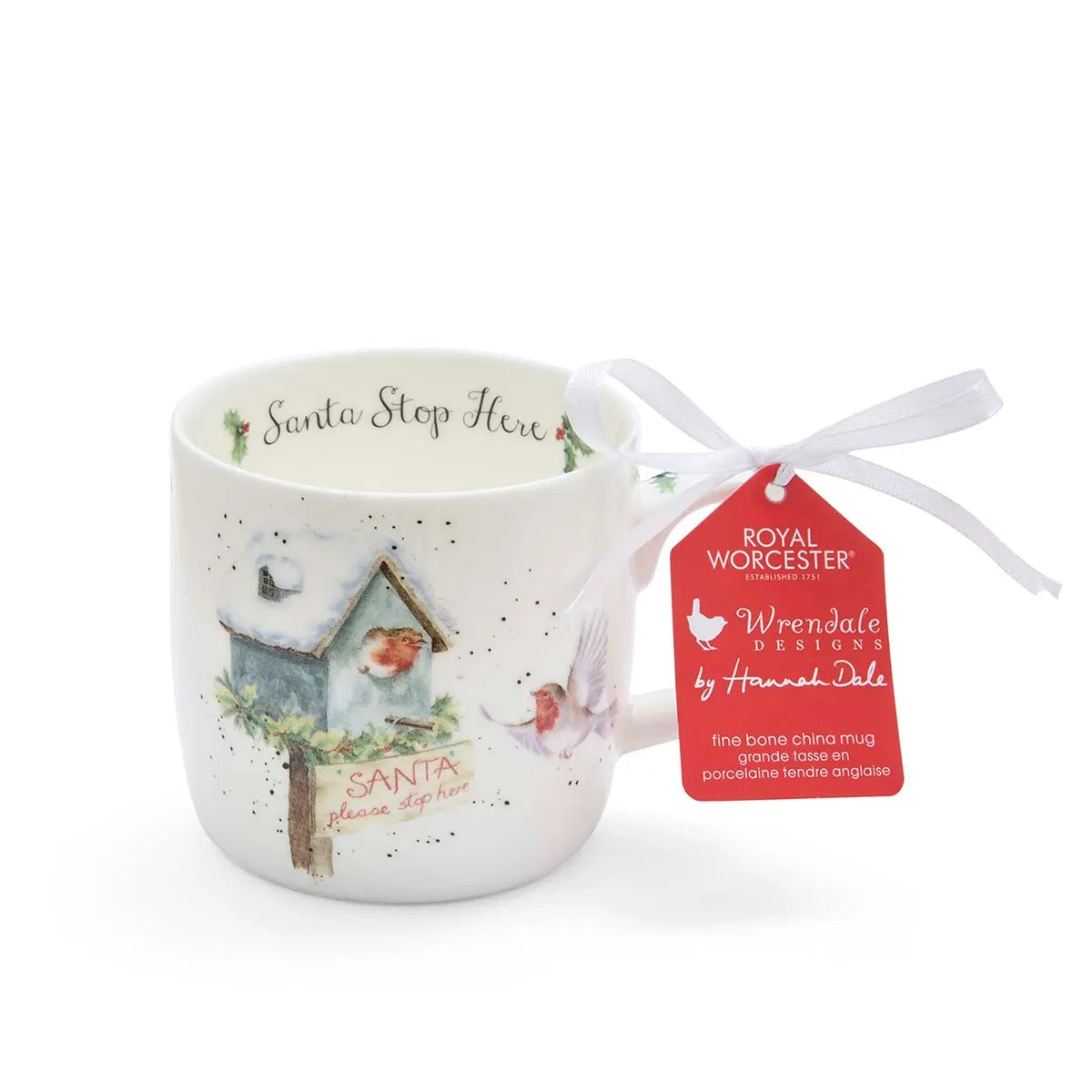 Wrendale Designs 310ml Santa Stop Here Mug