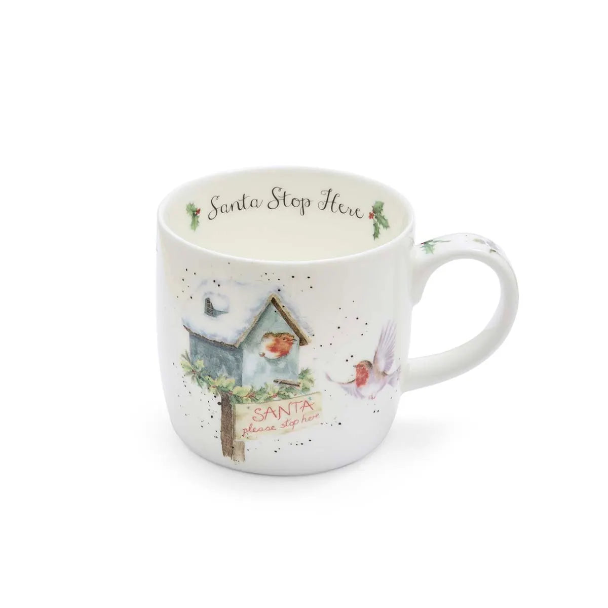 Wrendale Designs 310ml Santa Stop Here Mug