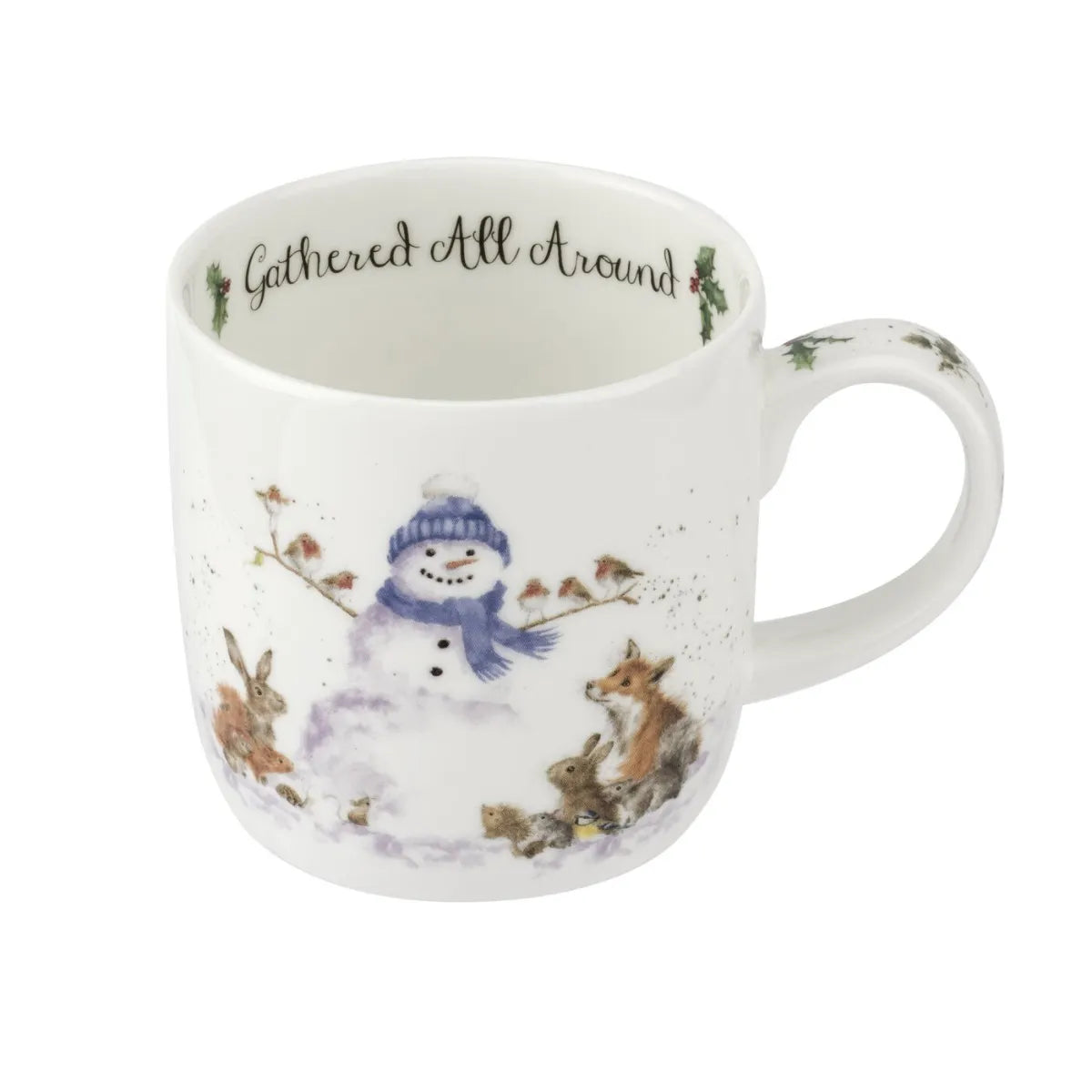 Wrendale Designs 300ml Gathered All Around Fine Bone China Mug - MMQA5629-XT