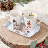 Wrendale Designs No Place Like Home Mug & Tray Set