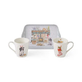 Wrendale Designs No Place Like Home Mug & Tray Set