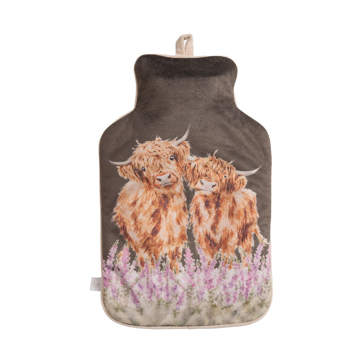 Wrendale 'Gentle Giants' Highland Cow Hot Water Bottle