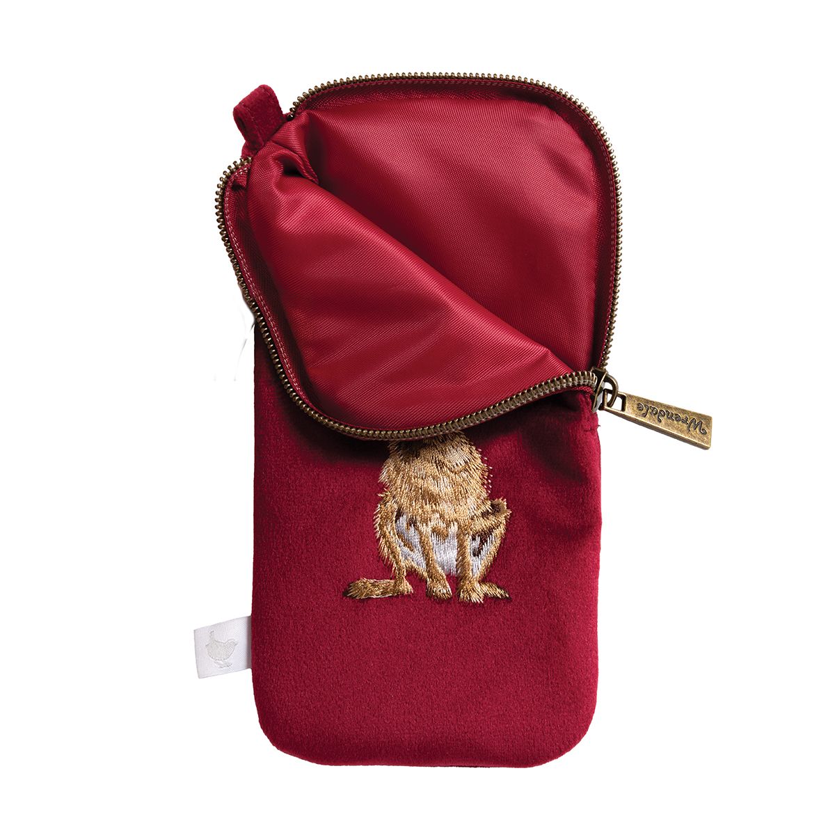 Wrendale 'Golden Hour' Hare Embroidered Glasses Pouch