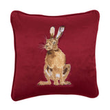 Wrendale Hare Embroidered Cushion