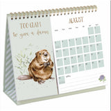 Wrendale 'Hello 2026' Desk Calendar
