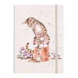 Wrendale 'Hide and Squeak' Cat Flexi Notebook
