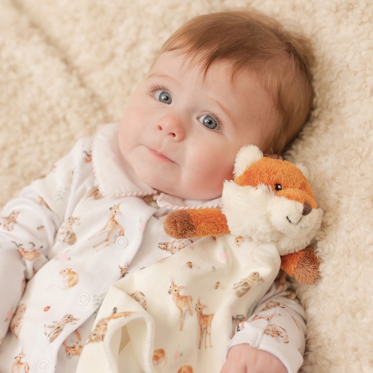 Wrendale 'Little Forest' Fox Plush Comforter - Old Railway Line Garden Centre