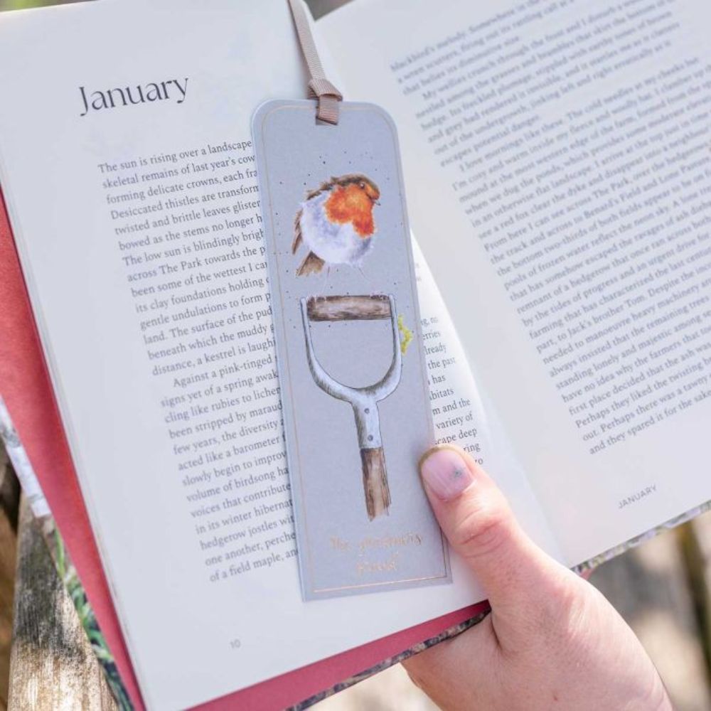 Wrendale 'The Gardener's Friend' Robin Bookmark