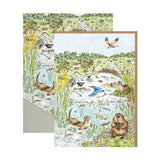 Wrendale 'The Riverbank' Nature Notecard Pack