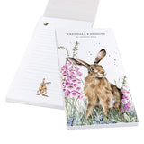Wrendale Hare Shopping Pad The Wild Garden