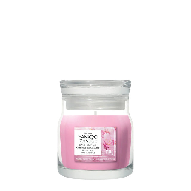 Yankee Candle 110g Enchanting Cherry Blossom Small Jar Candle - Old Railway Line Garden Centre