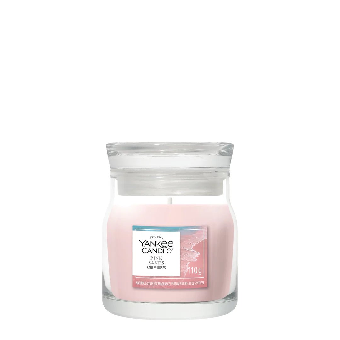 Yankee Candle 110g Pink Sands Glow Small Jar Candle - Old Railway Line Garden Centre