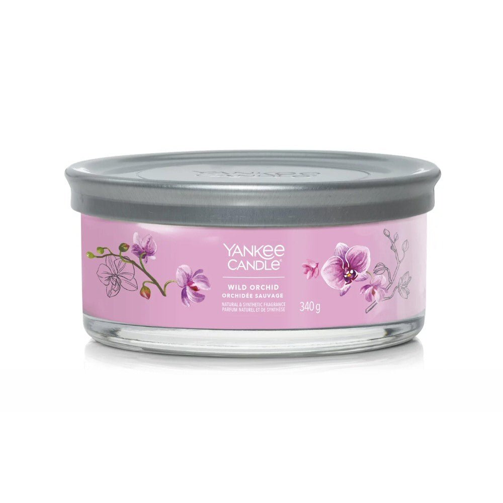 Yankee Candle 340g Wild Orchid Signature Multi - Wick Candle - Old Railway Line Garden Centre
