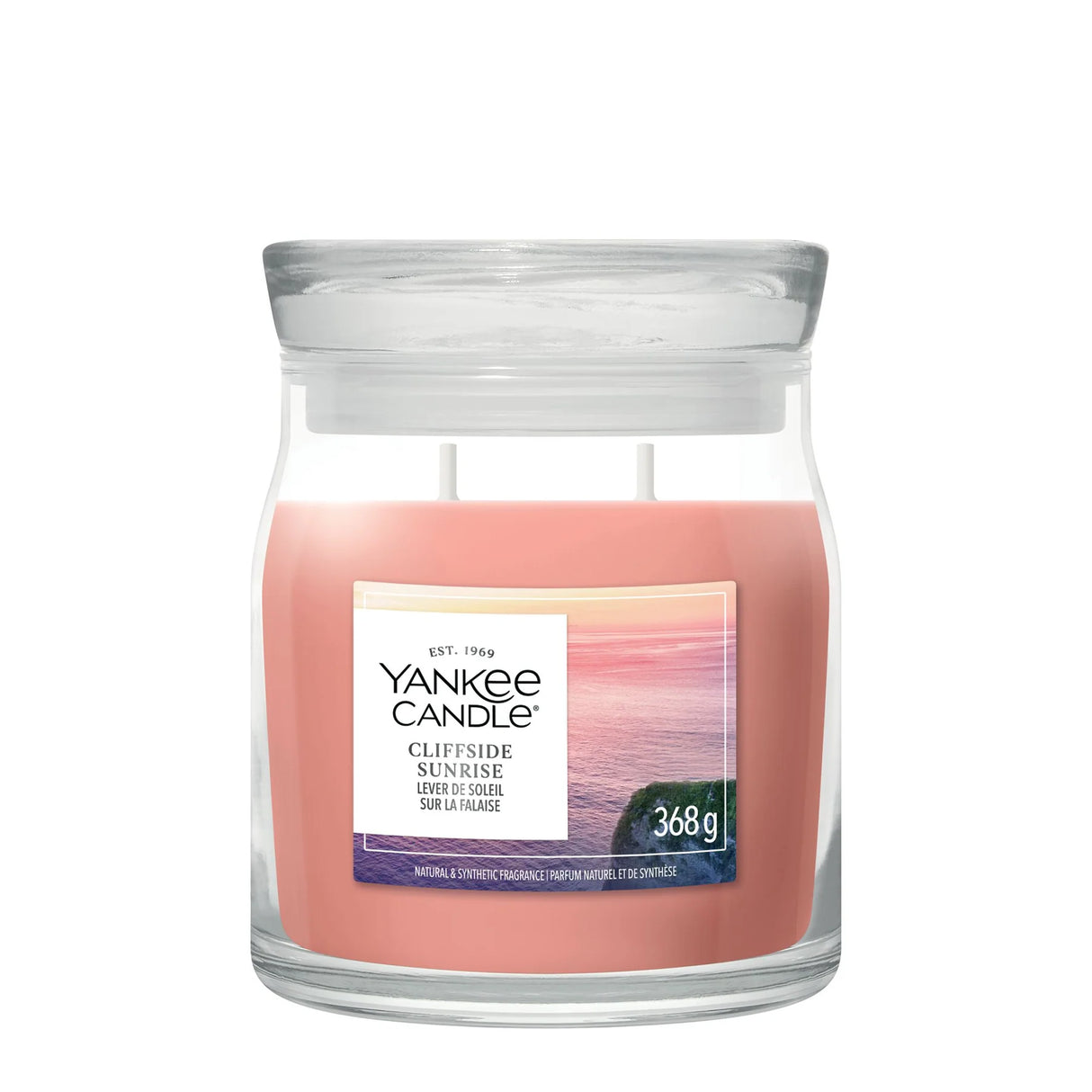 Yankee Candle 368g Cliffside Sunrise Medium Jar Candle
