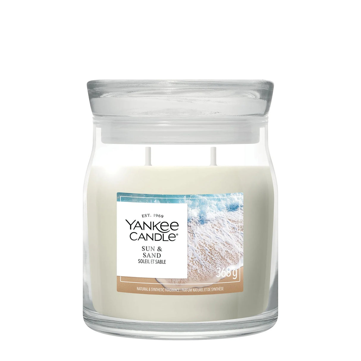 Yankee Candle 368g Sun & Sand Medium Jar Candle