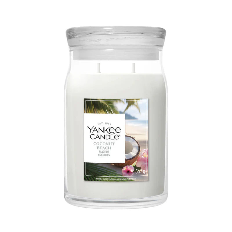 Yankee Candle 567g Coconut Beach Large Jar Candle