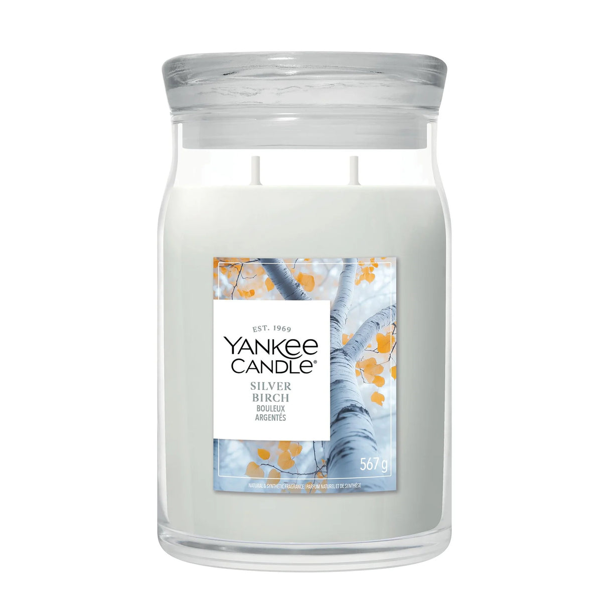 Yankee Candle 567g Silver Birch Large Jar Candle