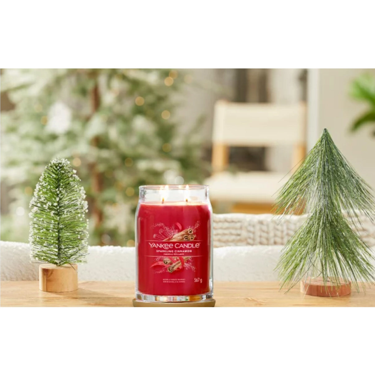 Yankee Candle 567g Sparkling Cinnamon Signature Large Jar