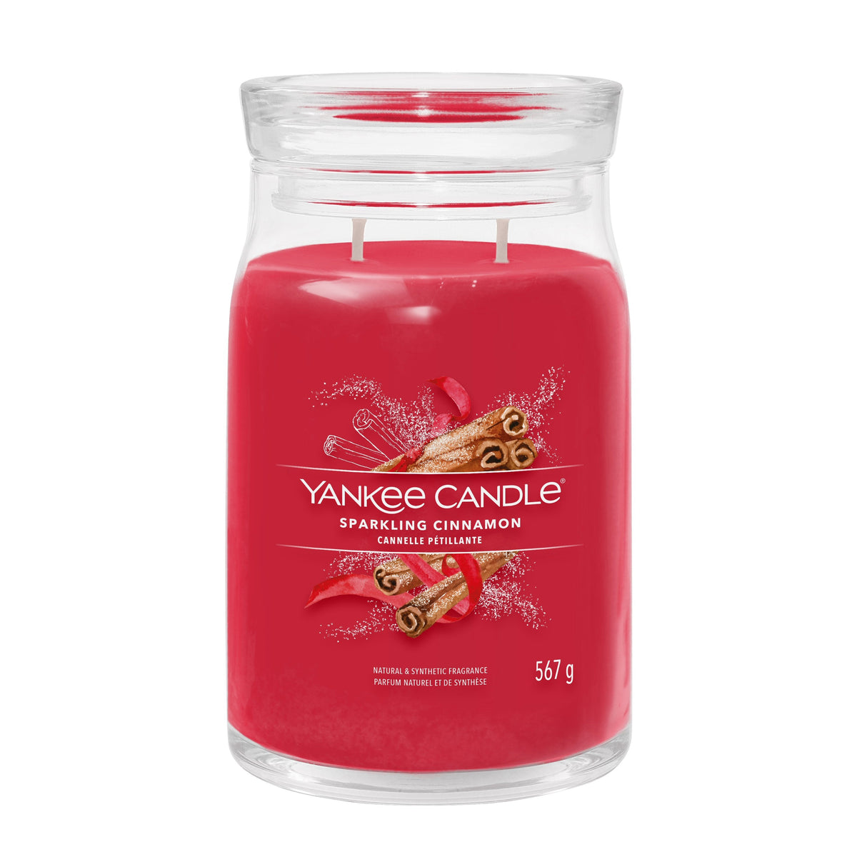 Yankee Candle 567g Sparkling Cinnamon Signature Large Jar
