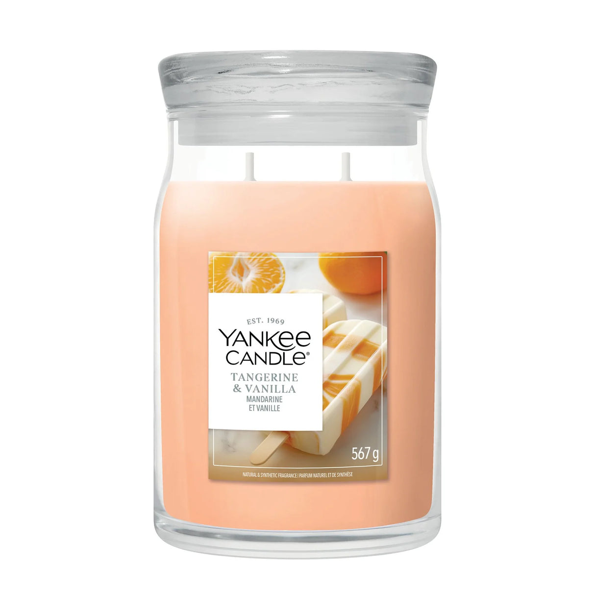 Yankee Candle 567g Tangerine & Vanilla Large Jar Candle