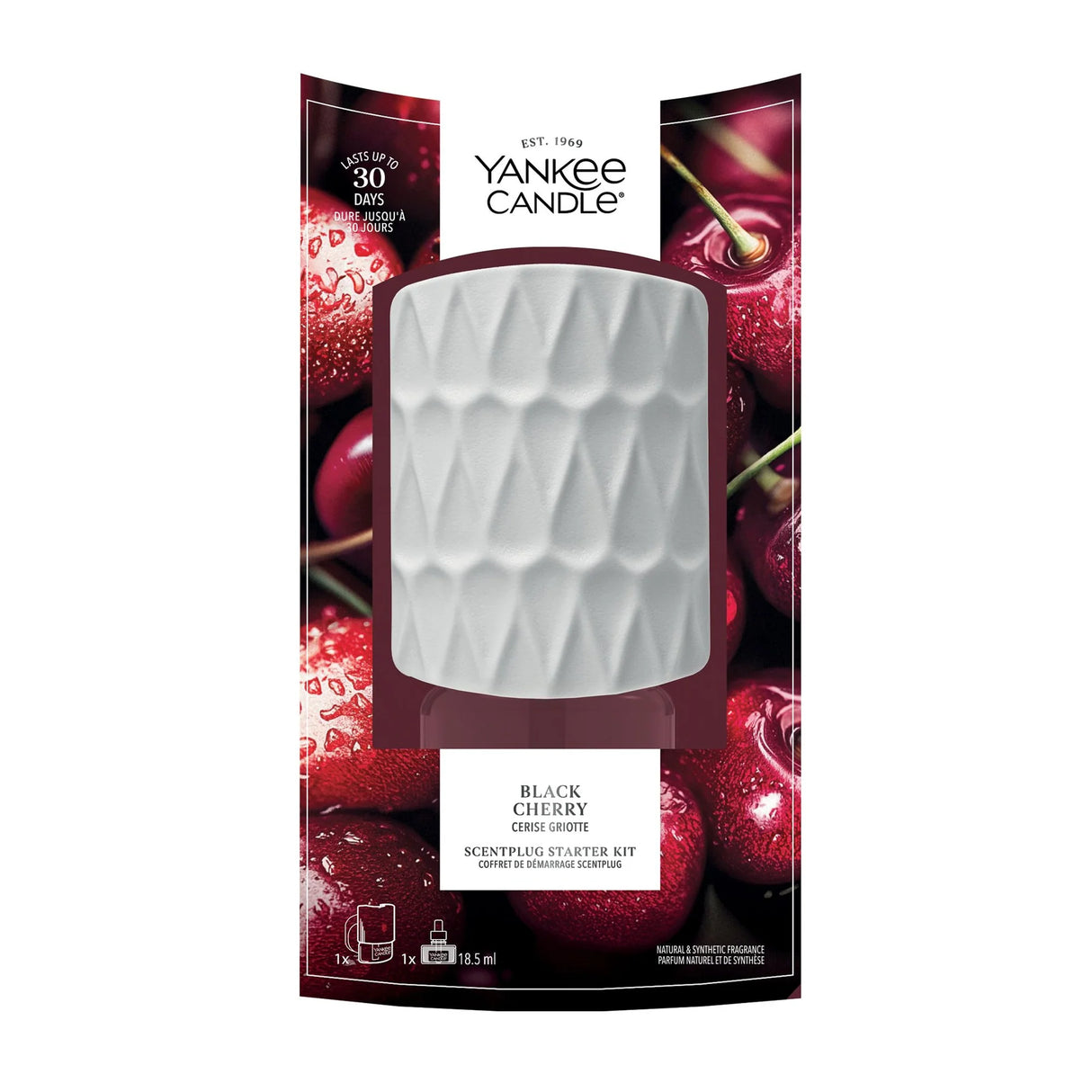 Yankee Candle Black Cherry Scent Plug - EU Plug