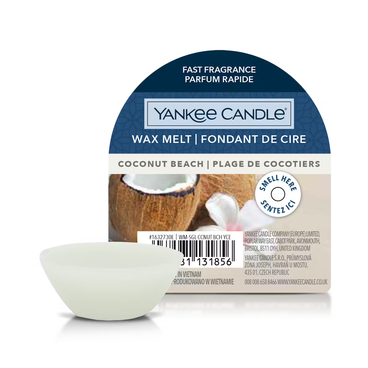 Yankee Candle Coconut Beach Single Wax Melt