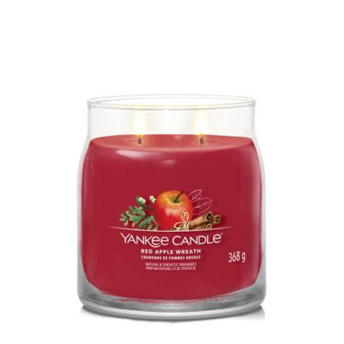 Yankee Candle 386g Red Apple Wreath Signature Jar Candle