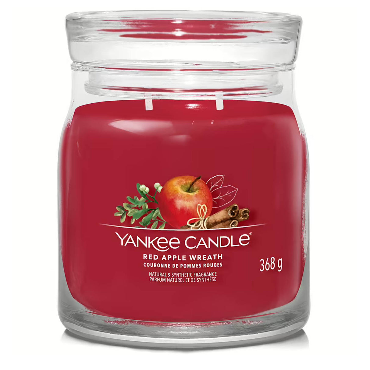Yankee Candle 386g Red Apple Wreath Signature Jar Candle
