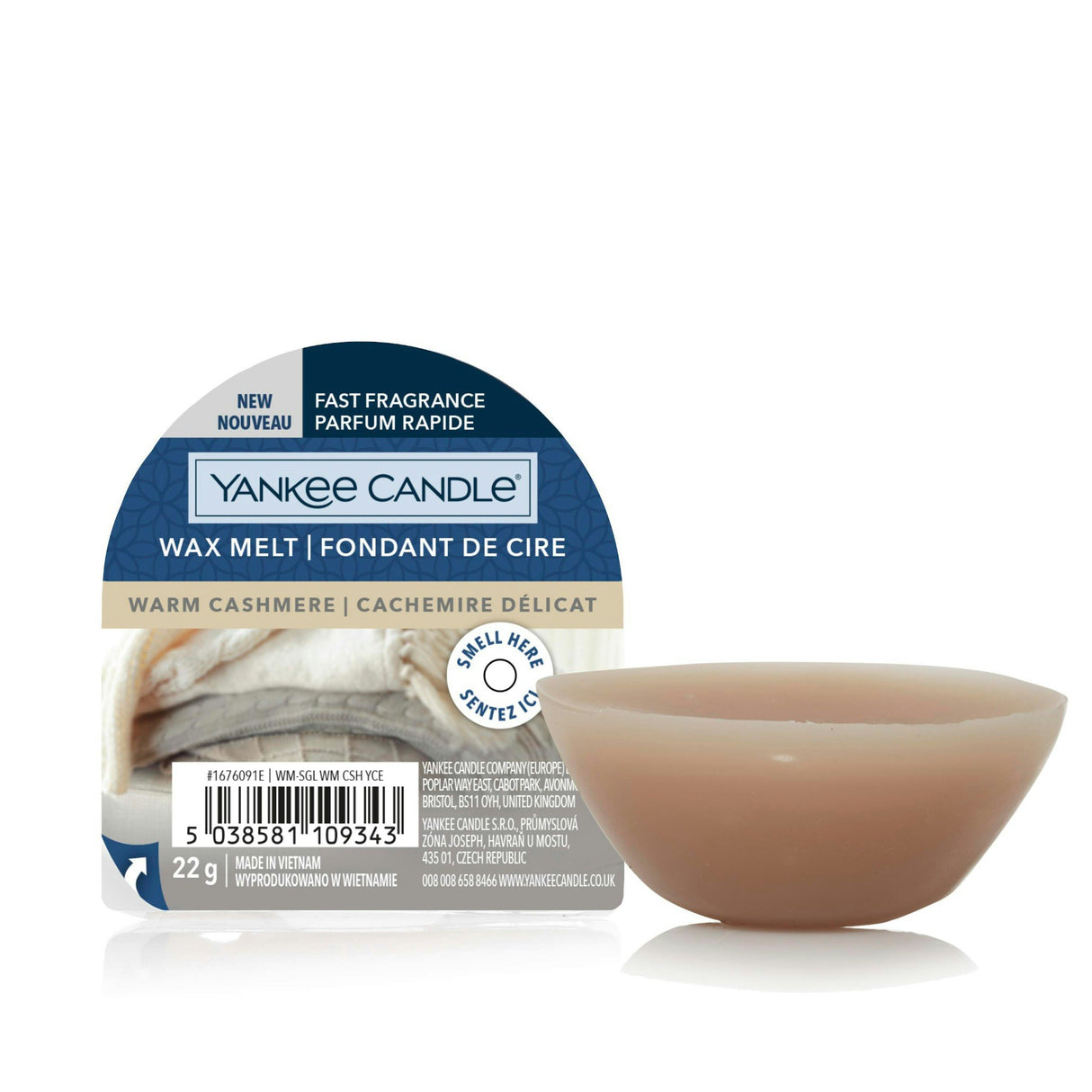 Yankee Candle Warm Cashmere Single Wax Melt