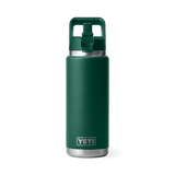 Yeti 26oz (769ml) Rambler Straw Bottle - Forest Green