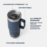 Yeti 591ml Black 20oz Rambler Travel Mug - 70000002323 - Old Railway Line Garden Centre
