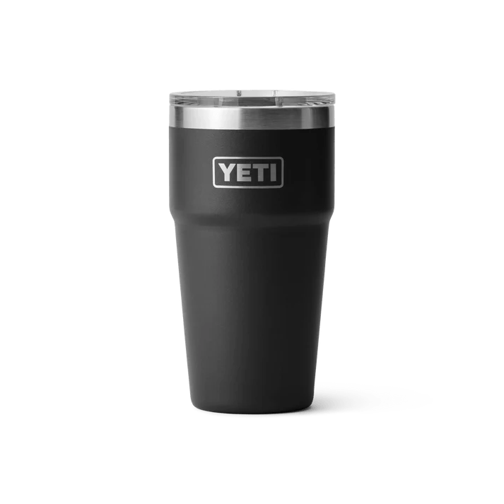Yeti 591ml Black Rambler 20oz Single Stackable Cup - 70000003286 - Old Railway Line Garden Centre