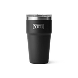 Yeti 591ml Black Rambler 20oz Single Stackable Cup - 70000003286 - Old Railway Line Garden Centre