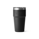 Yeti 591ml Black Rambler 20oz Single Stackable Cup - 70000003286 - Old Railway Line Garden Centre