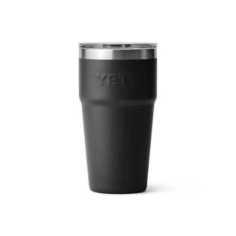 Yeti 591ml Black Rambler 20oz Single Stackable Cup - 70000003286 - Old Railway Line Garden Centre