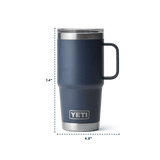 Yeti 591ml Sea Foam 20oz Rambler Travel Mug - 70000002321 - Old Railway Line Garden Centre