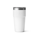 Yeti 591ml White 20oz Rambler Stackable Cup - 70000003283 - Old Railway Line Garden Centre