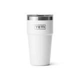 Yeti 591ml White 20oz Rambler Stackable Cup - 70000003283 - Old Railway Line Garden Centre